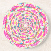 Boho Mandala Zandsteen Onderzetter (Voorkant)