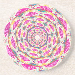 Boho Mandala Zandsteen Onderzetter