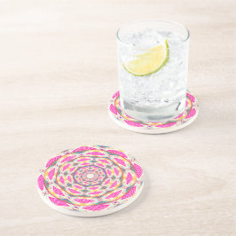 Boho Mandala Zandsteen Onderzetter