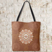 Boho Mandalas - Earthtones Canvas tas