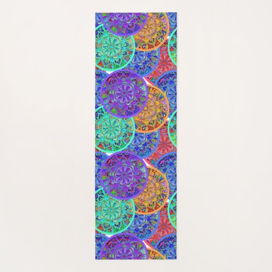 Boho Mandalas | Prachtig Yogamat (Achterkant)