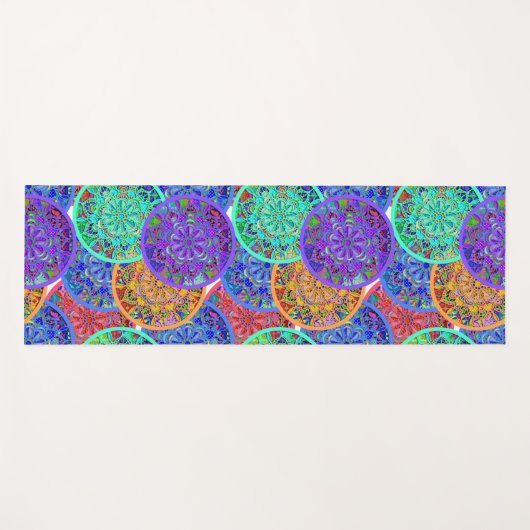 Boho Mandalas | Prachtig Yogamat (Voorkant (horizontaal))