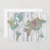 Boho Map II Briefkaart (Voorkant / Achterkant)