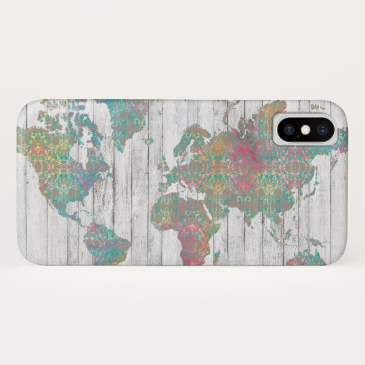 Boho Map II Case-Mate iPhone Case (Achterkant (horizontaal))