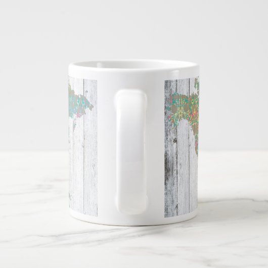 Boho Map II Grote Koffiekop (Achterkant)