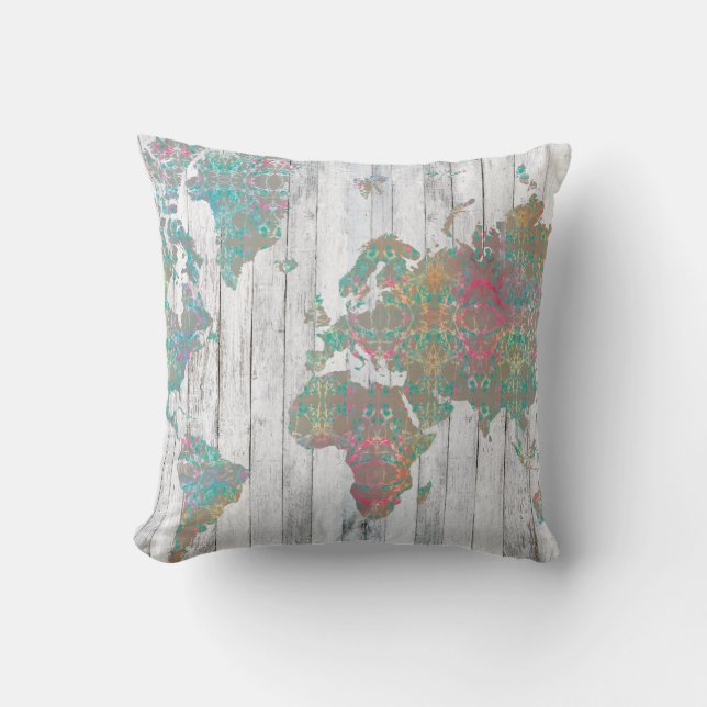 Boho Map II Kussen (Voorkant)