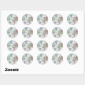 Boho Map II Ronde Sticker (Vel)
