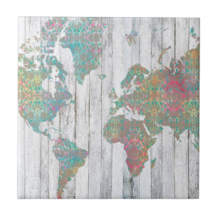 Boho Map II Tegeltje