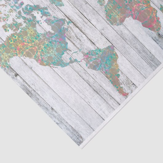 Boho Map II Tissuepapier (Detail)