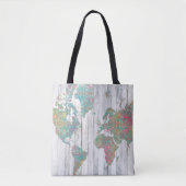Boho Map II Tote Bag (Voorkant)