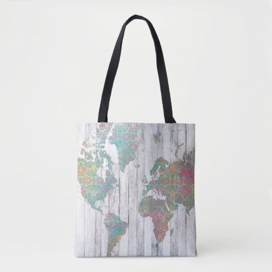 Boho Map II Tote Bag (Voorkant)