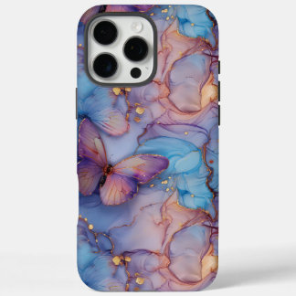 Boho Marble Butterfly iPhone iPhone 16 Pro Max Hoesje