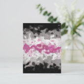 Boho Marmer Abstract Librafeminin Pride Vlag Briefkaart (Staand voorkant)