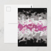 Boho Marmer Abstract Librafeminin Pride Vlag Briefkaart (Voorkant / Achterkant)