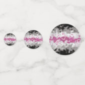 Boho Marmer Abstract Librafeminin Pride Vlag Confetti (Achterkanten)