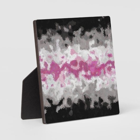 Boho Marmer Abstract Librafeminin Pride Vlag Fotoplaat (Voorkant)