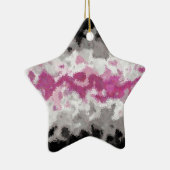 Boho Marmer Abstract Librafeminin Pride Vlag Keramisch Ornament (Rechts)