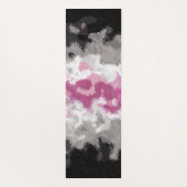 Boho Marmer Abstract Librafeminin Pride Vlag Yogamat (Achterkant)