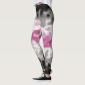 Boho Marmer Abstract Librafeminine Pride Vlag Leggings (Links)