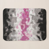 Boho Marmer Abstract Librafeminine Pride Vlag Sherpa Deken (Voorkant (horizontaal))