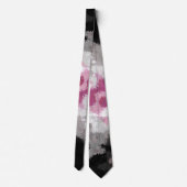 Boho Marmer Abstract Librafeminine Pride Vlag Stropdas (Achterkant)