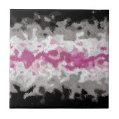 Boho Marmer Abstract Librafeminine Pride Vlag Tegeltje (Voorkant)