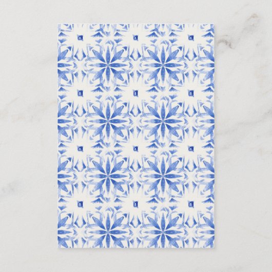 Boho Marokkaanse gele citroenboom bruiloft recepti Informatiekaartje (Achterkant)