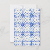 Boho Marokkaanse Waterverf Gele Citroenboom Bruilo RSVP Kaartje (Achterkant)