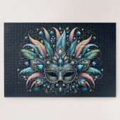 Boho Masquerade Feather Jewel Mask Legpuzzel (Horizontaal)