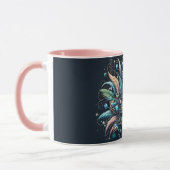 Boho Masquerade Feather Jewel Mask Mok (Links)