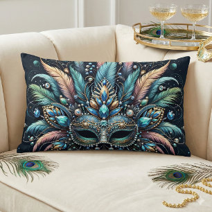 Boho Masquerade Veer Edelsten Masker Kussen