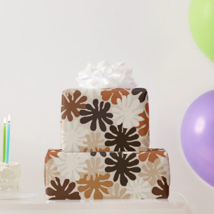 Boho Matisse Bloem Patroon Cadeaupapier