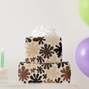 Boho Matisse Bloem Patroon Cadeaupapier