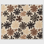 Boho Matisse Bloem Patroon Cadeaupapier (Vlak)