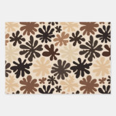 Boho Matisse Bloemmotief Inpakpapier Vel (Voorkant 3)