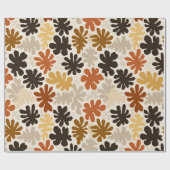 Boho Matisse Bloempatroon  Cadeaupapier (Vlak)