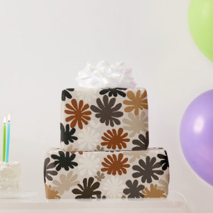Boho Matisse Bloempatroon Cadeaupapier
