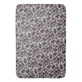 Boho Matisse Botanical Shapes Pattern Black Grey Badmat (Voorkant Verticaal)