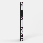 Boho Matisse Botanical Shapes Pattern Black Grey Case-Mate iPhone Case (Achterkant/rechts)