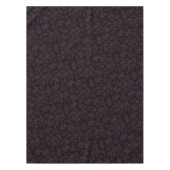 Boho Matisse Botanical Shapes Pattern Black Grey Tafelkleed (Voorkant)