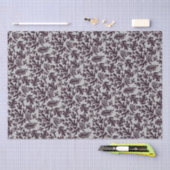 Boho Matisse Botanical Shapes Pattern Black Grey Tissuepapier (Craft)