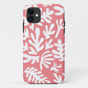 Boho Matisse Botanische vormen Patroonroze koraal Case-Mate iPhone Case