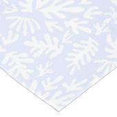 Boho Matisse Botanische vormen Pattern Blue White Tafelkleed (Gekanteld)