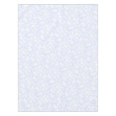 Boho Matisse Botanische vormen Pattern Blue White Tafelkleed (Voorkant)