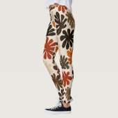Boho Matisse Flower Pattern  Leggings (Links)