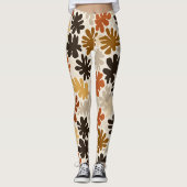 Boho Matisse Flower Pattern  Leggings (Voorkant)