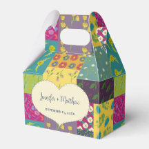 Boho Maximalist Patchwork Quilt Bruiloft