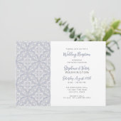 Boho Medallion huwelijksreceptie alleen Kaart (Staand voorkant)