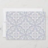 Boho Medallion huwelijksreceptie alleen Kaart (Achterkant)