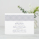 Boho Medallion huwelijksreceptie Kaart (Staand voorkant)